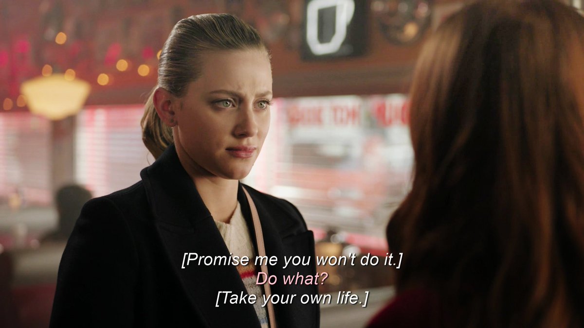 tw //after jughead's alleged death, cheryl promised to be betty's shadow, so she could make sure betty wouldn't do something like cheryl herself did in the past.