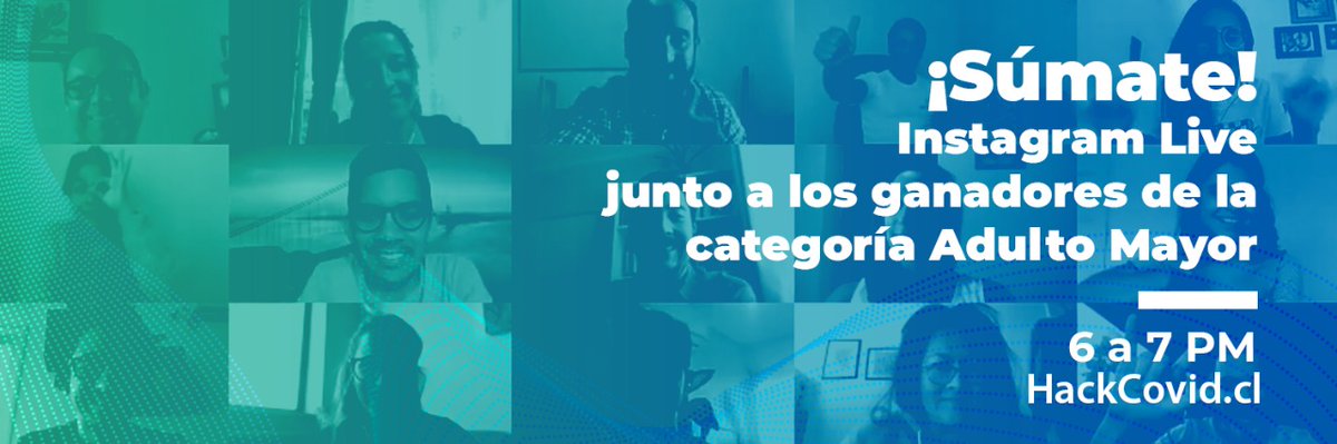 Hoy a las 6 PM nuestra Periodista y Encargada de Comunicaciones, <a href="/CamiSilva/">Cami Silva</a> conversará con los creadores de #BarrioConectado y #AyudAM, las 2 ideas ganadoras de la categoría #AdultoMayor en #HackCovidChile. Conócelos a las 6 PM en instagram.com/hackcovidchile