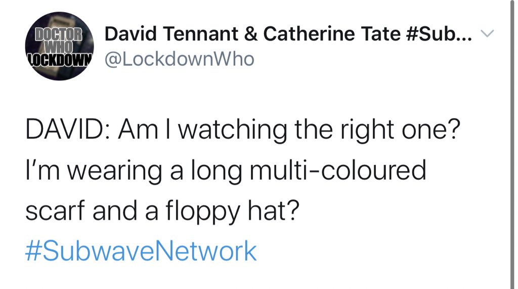 dtstruggle's tweet image. never thought i would say this but: literal david tennant struggle tweets #SubwaveNetwork