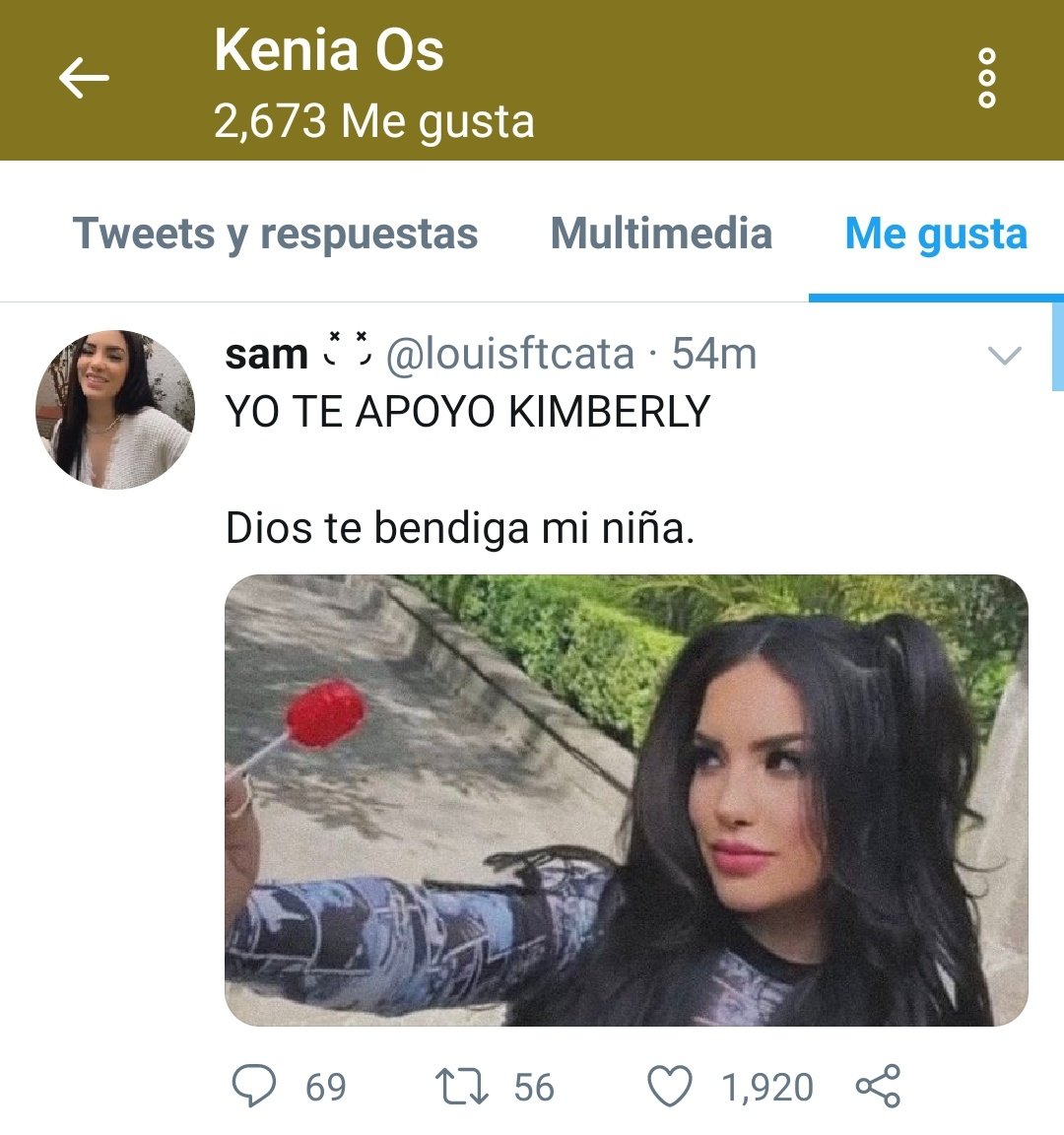 Figuero111's tweet photo. La diferencia entre Kenia Os y Kimberly Loaiza en momentos difíciles. https://t.co/kYhsTwmGVH