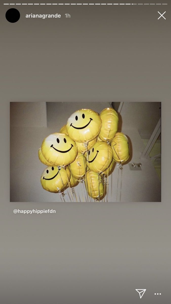 ariana continued to show her support for the happy hippie foundation by sharing their posts on her instagram stories in 2018 and 2019!