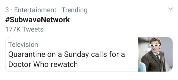 supa_k24's tweet photo. #SubwaveNetwork still going strong. Best 2 part series finale of DW to date. In my opinion. Such an emotional roller coaster ride! Thanks @LockdownWho for bringing all us #Whovians together for a fun 2 hour screening! https://t.co/xMxTdisH1k