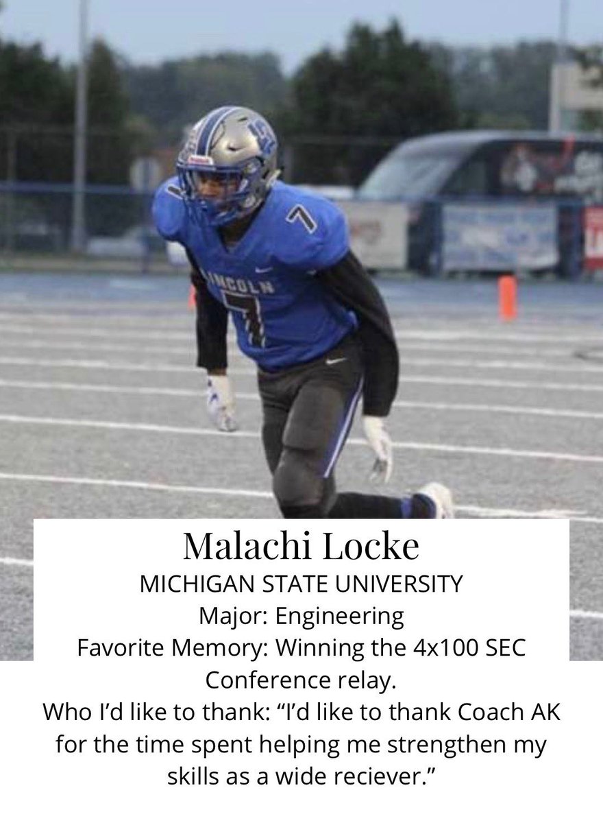 Splitter Nation Class of 2020 - Senior Athlete Recognition, Malachi Locke #OneNation #SplitterStrong #ThankYouSeniors🎓🏈💙
