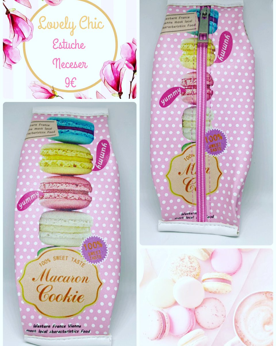 EleganceChic's tweet photo. 🏷Estuche o neceser con Macarons 
📏estuche escolar, maquillaje 
 🛒 9€ 
💬DM o Mail 📨LovelyChicDesigns@gmail.com 

📲 Whastapp: +34690997590 
📦 Envío gratis compras de + 40€  
🚐 España 5€ - fuera península 7€ 
💶PayPal, transferencia o Bizum

#Lovely #onlineshopping https://t.co/PrAxxWFczC