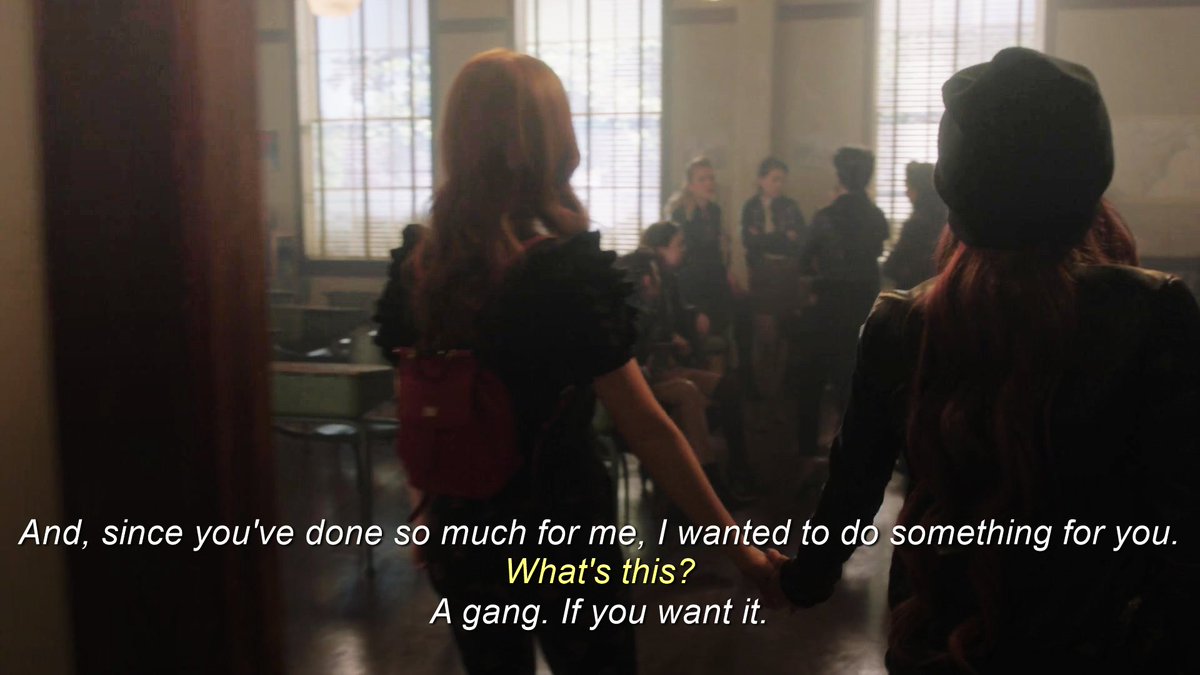 speaking of poisons, cheryl herself got this gang for toni (now that's a sentence you don't hear every day)! since she didn't want her to lose the feeling of having a family.