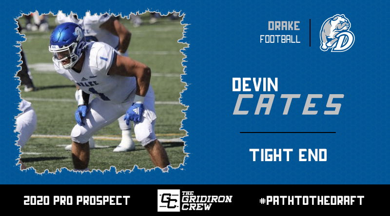 Gridiron_Crew's tweet photo. Scouts, Coaches, and GMs, here are all the reasons why you should focus your attention on 2020 Pro Prospect, Devin Cates (@Just_Devin_It), a TE from @DrakeBulldogsFB!

#2020ProProspect #PathToTheDraft #NFLDraft #CFLDraft

👀 Read our Interview: https://t.co/ykhLP7dZ2e https://t.co/BBxb4342u2