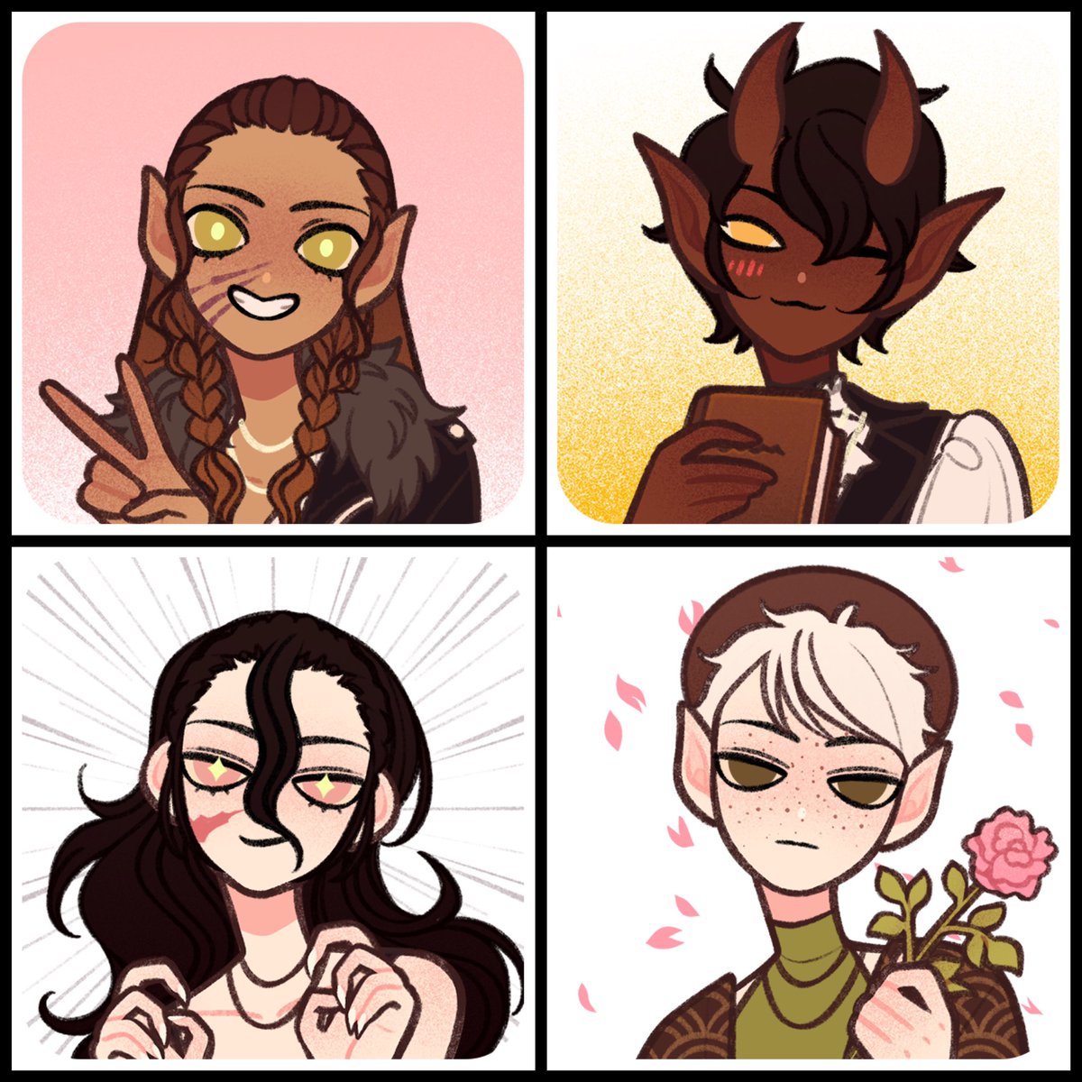_bonne_justice_'s tweet photo. I made the Menders and some Curse of Strahd NPCS LOL https://t.co/rCHvu3LK8M