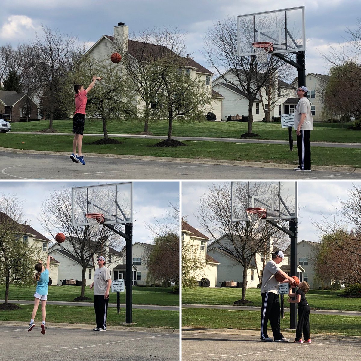 Covid provides lots of basketball practice