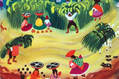 Mary’s simple style and masterful use of color came through to capture the vibrant cultures they were witnessing. These would become inspirational for a lifetime of work and for the package films, Saludos Amigos and The Three Caballeros.