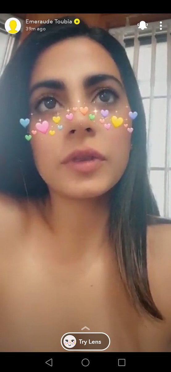 emeraudethun's tweet photo. .@EmeraudeToubia via Snapchat! https://t.co/s1nzL0MhPg