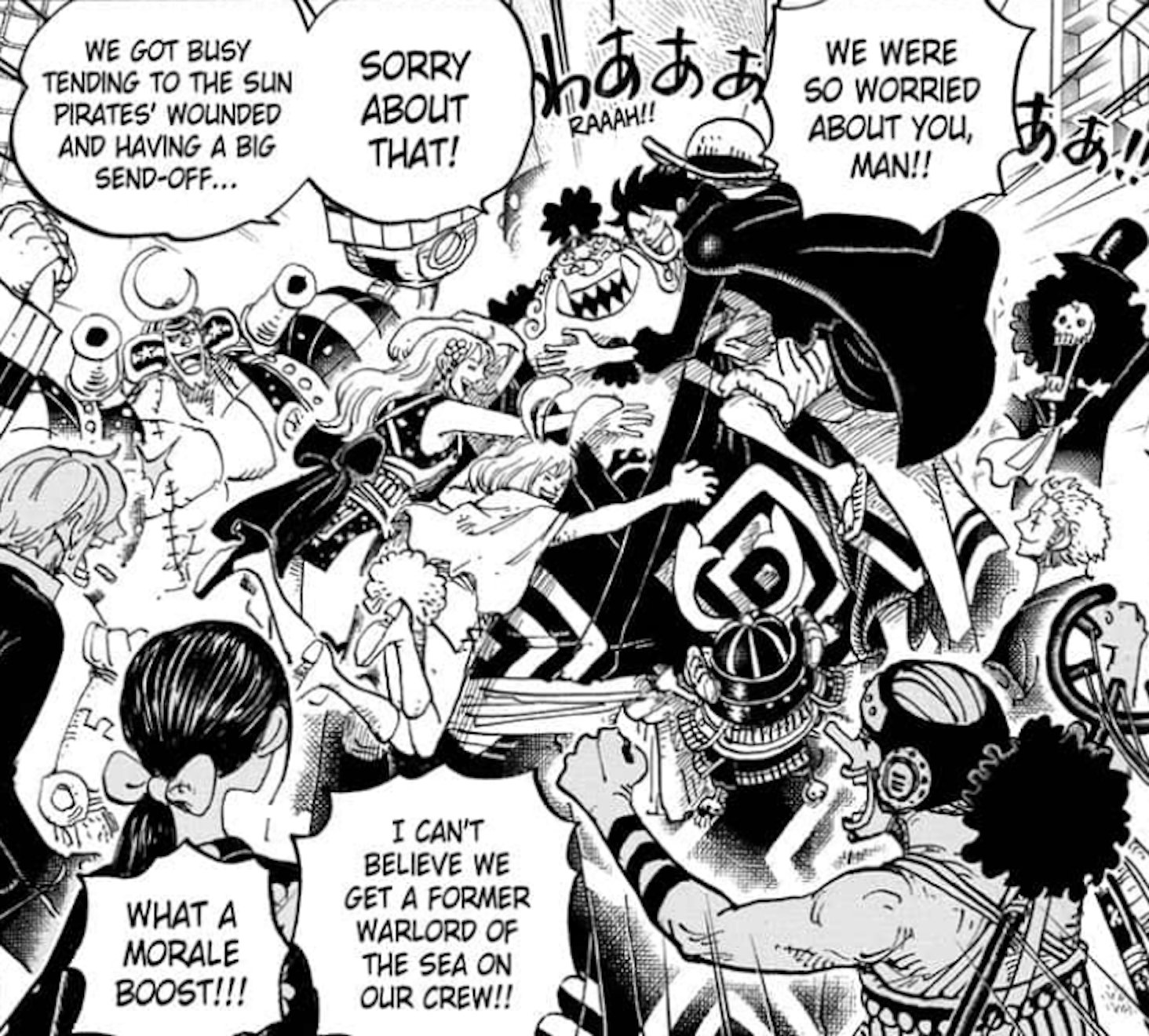 Twitter 上的artur Library Of Ohara One Piece Film Red Two Chapters Ago We Had The Original Nine Straw Hats Reunited Last Chapter We Had All The Straw Hats In The