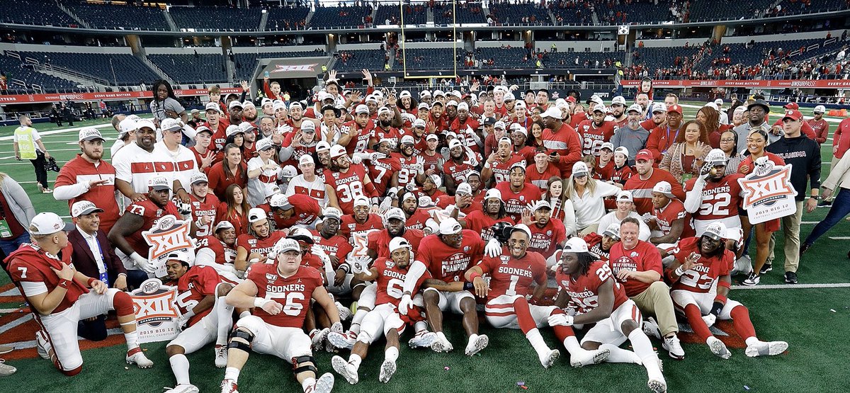 OU_Football's tweet photo. We’ve hidden 🤚 Easter eggs - one for each of our last five Big 12 titles - in this photo. Can you find them all? (The trophies don’t count 😉.)

#HappyEaster #BoomerSooner https://t.co/pHCPJ4SByu
