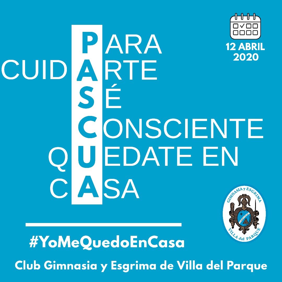 Les deseamos Felices Pascuas para  nuestros seguidores. 
Queremos que los encuentren mas unidos que nunca y sigamos cuidandonos entre todos. 
#yomequedoencasa 
@club_gevp
