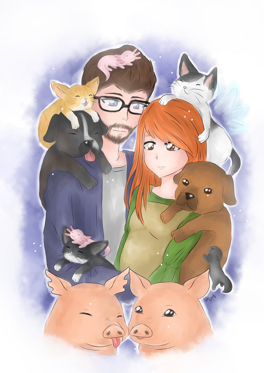 XxKiuChanxX's tweet photo. Ich hab so lange dran gesessen und im Endeffekt ist es besser geworden als gedacht 🙈🌸
Herzlichen Glückwunsch nochmal ♥️
-
@KupferFuchs 
@philippsteuer 
-
#mangaarr #fanart #kupferfuchs #cuteart #digitalart https://t.co/LlMDmxa7wh