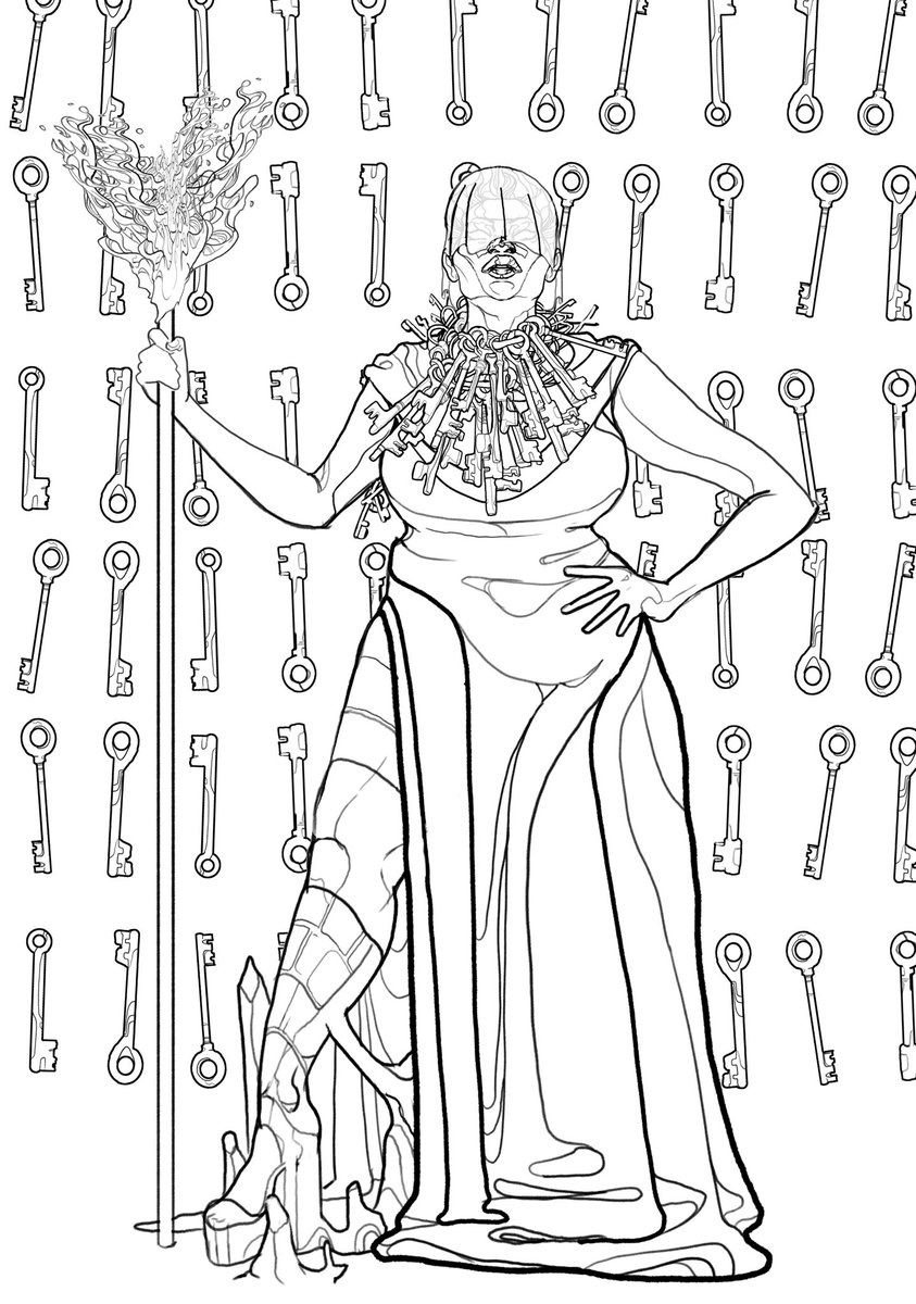 Today’s free ODY-C colouring page from me, Matt and  @ImageComics for you all to enjoy while on lockdown.
