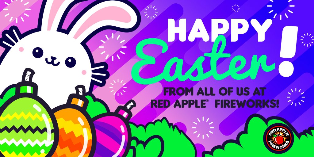 redapplefw's tweet image. 🐰 Happy Easter, #Pyrosquad! 🐣

We know your celebrations might be a bit different during #quarantine but we hope that everyone celebrating today has an amazing &amp;amp; meaningful day!

#happyeaster #welovefireworks® #litAF™