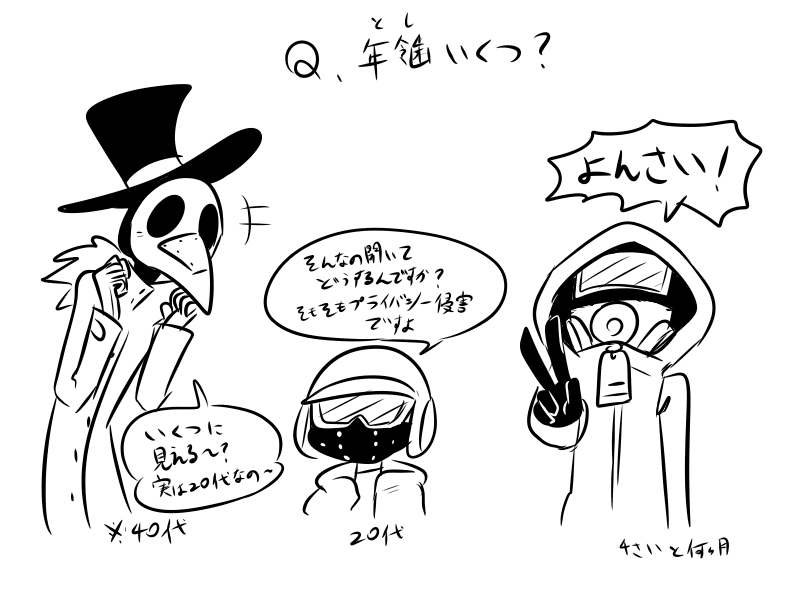 創作 3マスク 