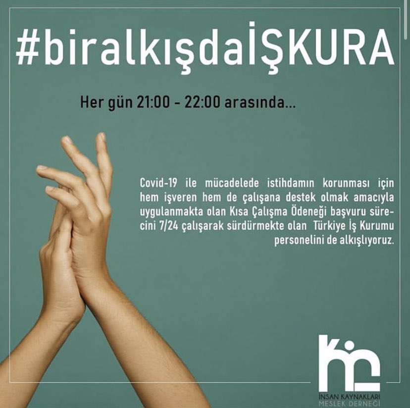 iskurankara's tweet photo. Covid-19 ile mücadelede istihdamın korunması için hem işveren hem de çalışana destek olmak amacıyla uygulanan Kısa Çalışma Ödeneği sürecini 7/24 çalışarak sürdürmekte olan İŞKUR personelini destekleyen Ankara İK Platformuna teşekkür ediyoruz.@ZehraZumrutS @bekirakturk54 @ar_ay18 https://t.co/Kj7pFiMwNX
