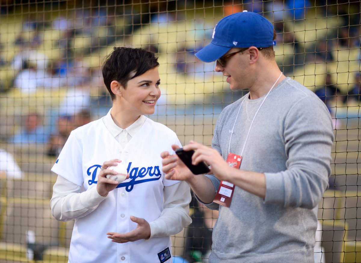 May 1, 2013 - Dodgers Stadium (have you ever seen anyone show off to a boyfriend more)