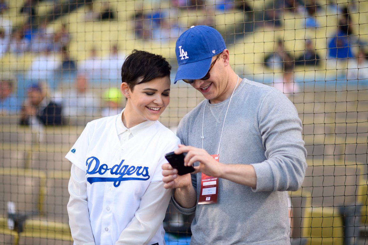 May 1, 2013 - Dodgers Stadium (have you ever seen anyone show off to a boyfriend more)