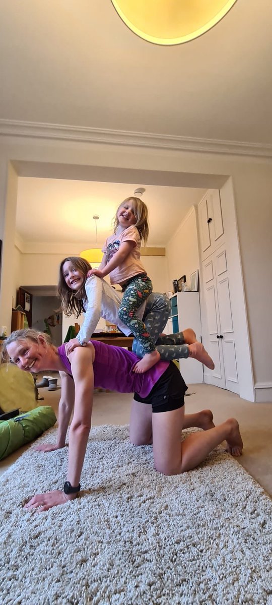 JennyStanning's tweet photo. I suppose I should be thankful that a. The baby was asleep and b. The big kids hadnβt eaten all the Easter eggs yet! #gympractice https://t.co/IkW4RF2OKd