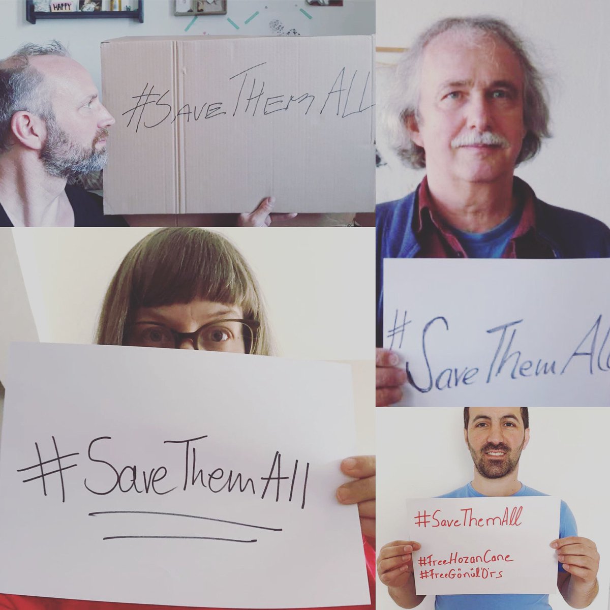 Das Team von #Fidelio unterstützt unsere Social Media Kampagne #SaveThemAll und fordert die Freilassung aller politischen Gefangenen.