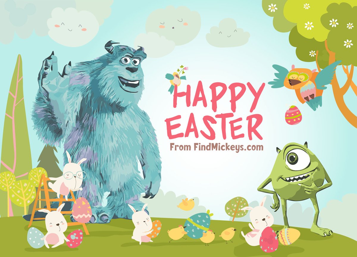 Happy Easter from FindMickeys.com!
Wishing you and your family a Happy Easter.  How many Hidden Mickeys can you find?