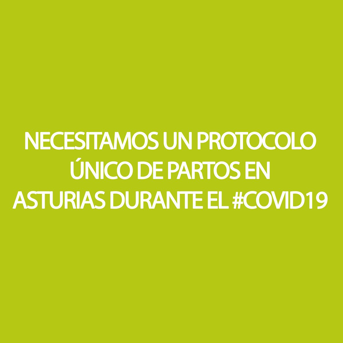 elealeu's tweet photo. @AdrianBarbon @astursalud @GobAsturias @elpartoesnuestr @sanidadgob @HUCA_Asturias #SESPA En Asturias no se está respetando un derecho fundamental de las mujeres: el acompañamiento durante el parto. Las mujeres embarazadas necesitamos un protocolo único para todos los hospitales. https://t.co/5qjZaRRXR5