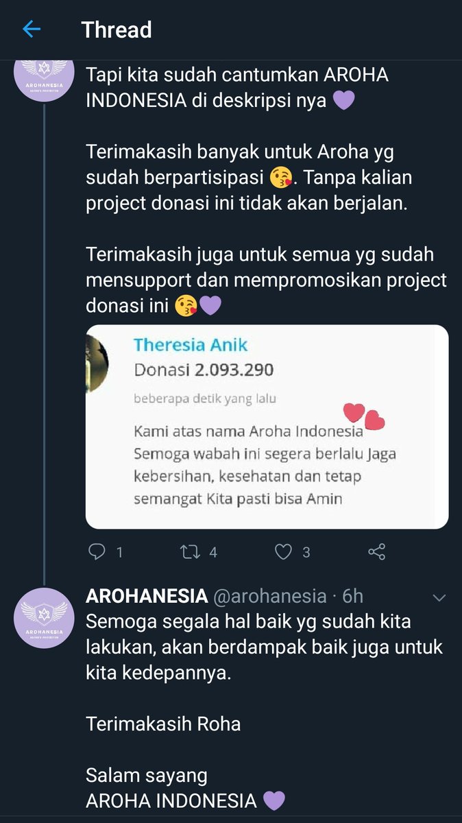 Special thanks to  @arohanesia by opening this chance to let us spread our blessings ^^