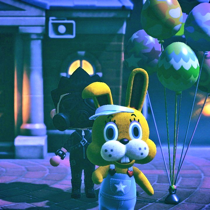 Tenshirock99's tweet photo. Alors comme ca tu n'aimes pas qu'on se glisse derrière toi mon lapin ?
#AnimalCrossingNewHorizons #killtherabbit #fivenightsatTenshi https://t.co/0QAvwwvUHf