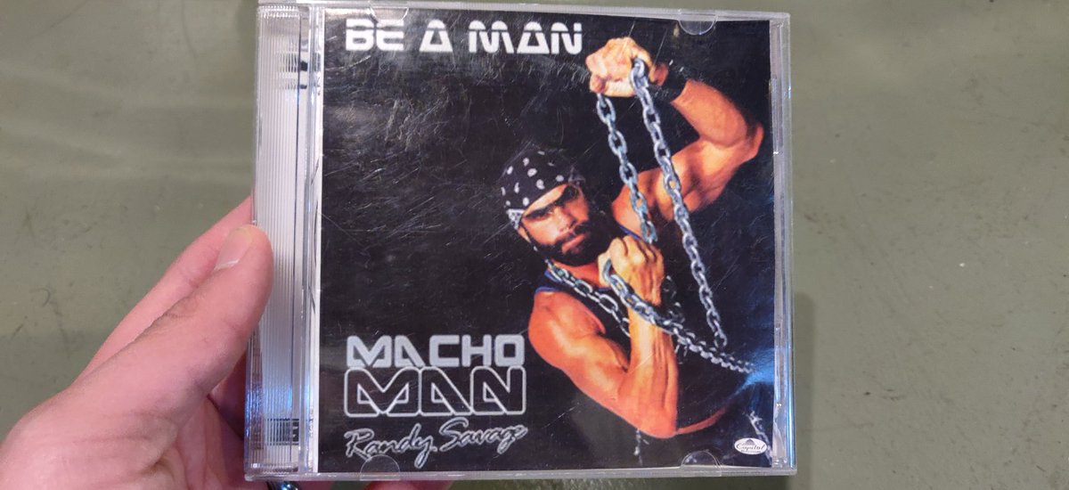 nbajambook's tweet photo. Why do I have a pirated version of the Macho Man rap album?? https://t.co/hVFdU8nL2X