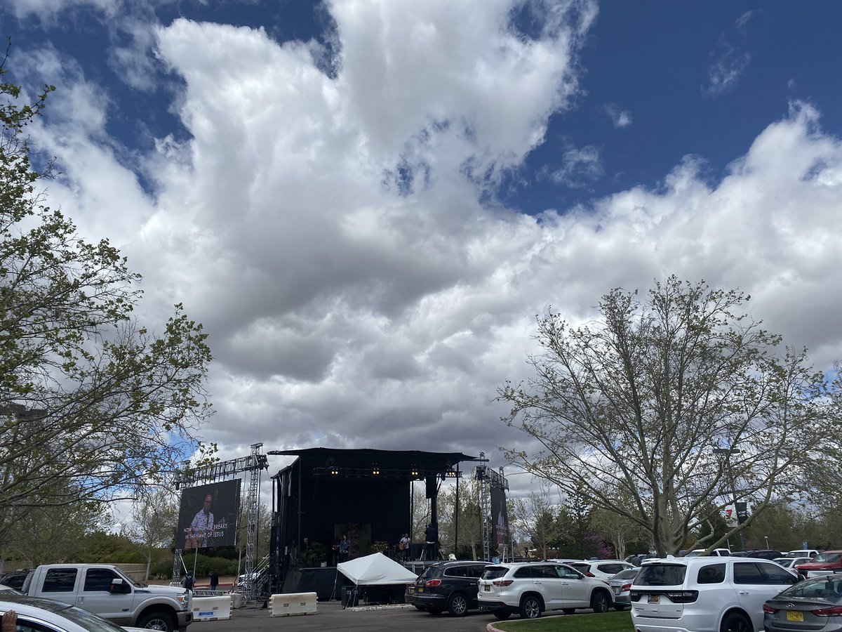 Ortiz21J's tweet photo. #HeIsRisen #Easterabq @CalvaryABQ  It is finished. https://t.co/M9AHHMxwMr