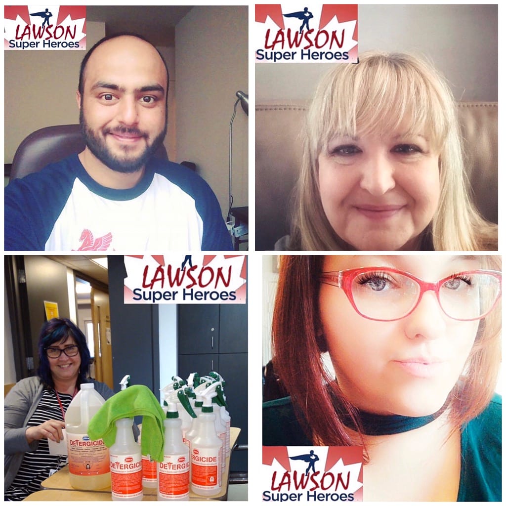salmhamilton1's tweet photo. Happy Easter #hamont.  Just wanted to say thank you to some more #Lawsonsuperheroes providing #essentialservices. #thankyou John, Tania, Alicia and Kristin!  #meettheteam #StaySafe https://t.co/0mCzFXW0J6