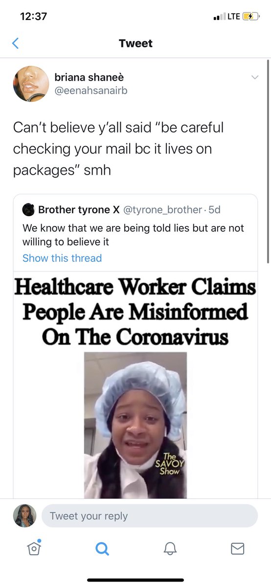 OK so I’m gonna give my whole view on the situation because I feel like she does not understand what is going on. 1. We are currently in a pandemic and this is the first for many of us. If you could not tell places were people are not social distancing they are having more cases