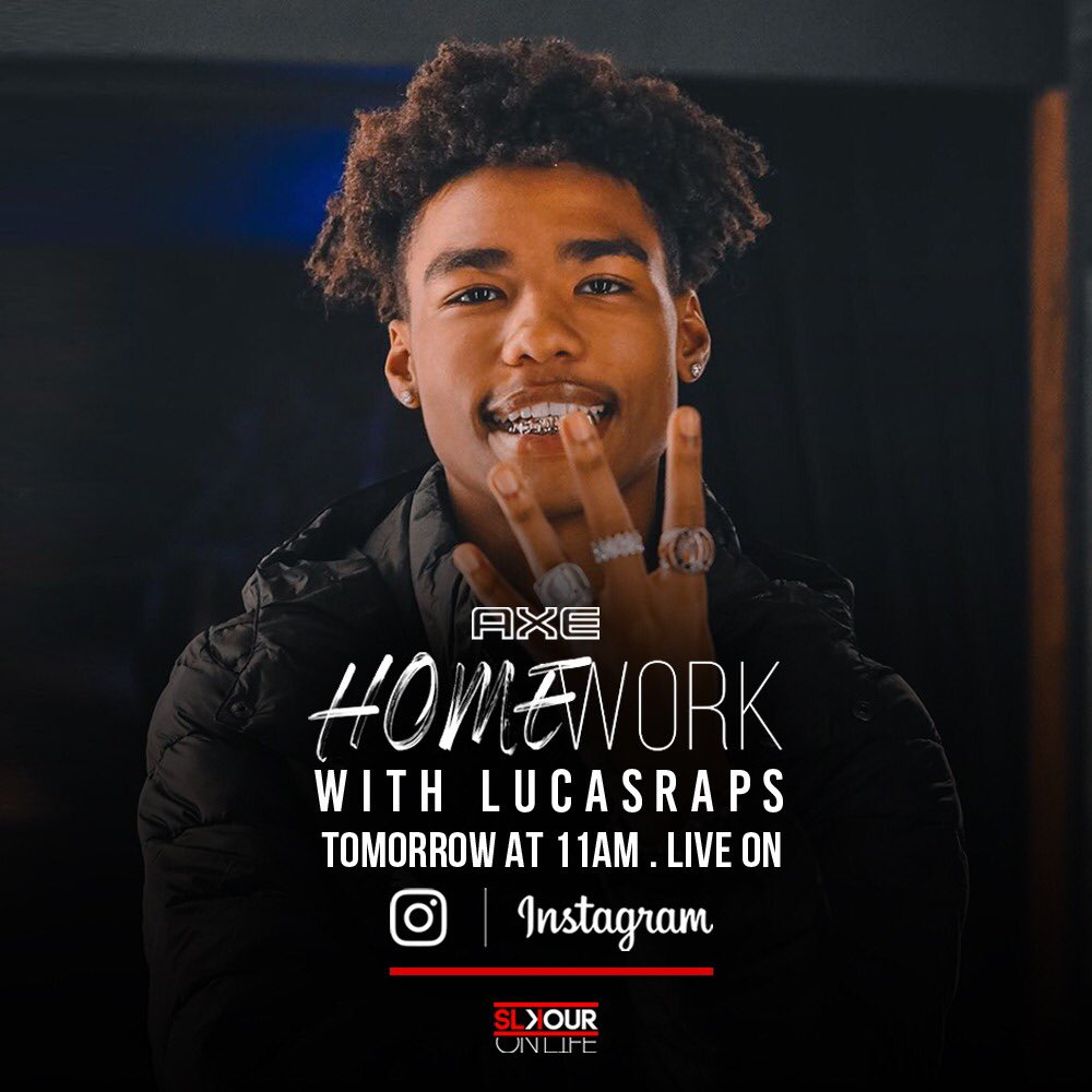 LucasRaps_SA's tweet photo. We litt!! Catch me on @slikouron Insta live for the @AXE_SA homework edition of the quarantine interview tomorrow at 11! Don’t be late, I also gotta surprise for yall and a plug on how you can get your hands on some data during this lockdown. #AXERESPONSIBLY #SPRAYATHOME https://t.co/JduVZ0grFD