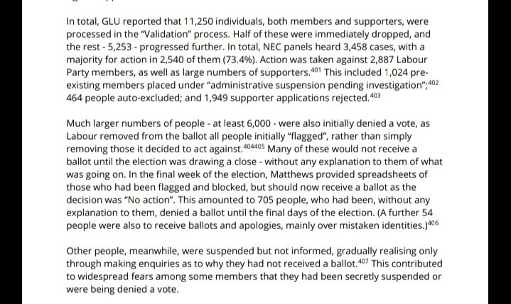 lmao at one point (in 2016 leadership election) Labour HQ was processing 11,250 individuals about half of whom were reviewed further - doesn't sound like a party that couldn't process AS claims