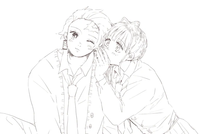 #炭カナを愛でる会 
線だけ 