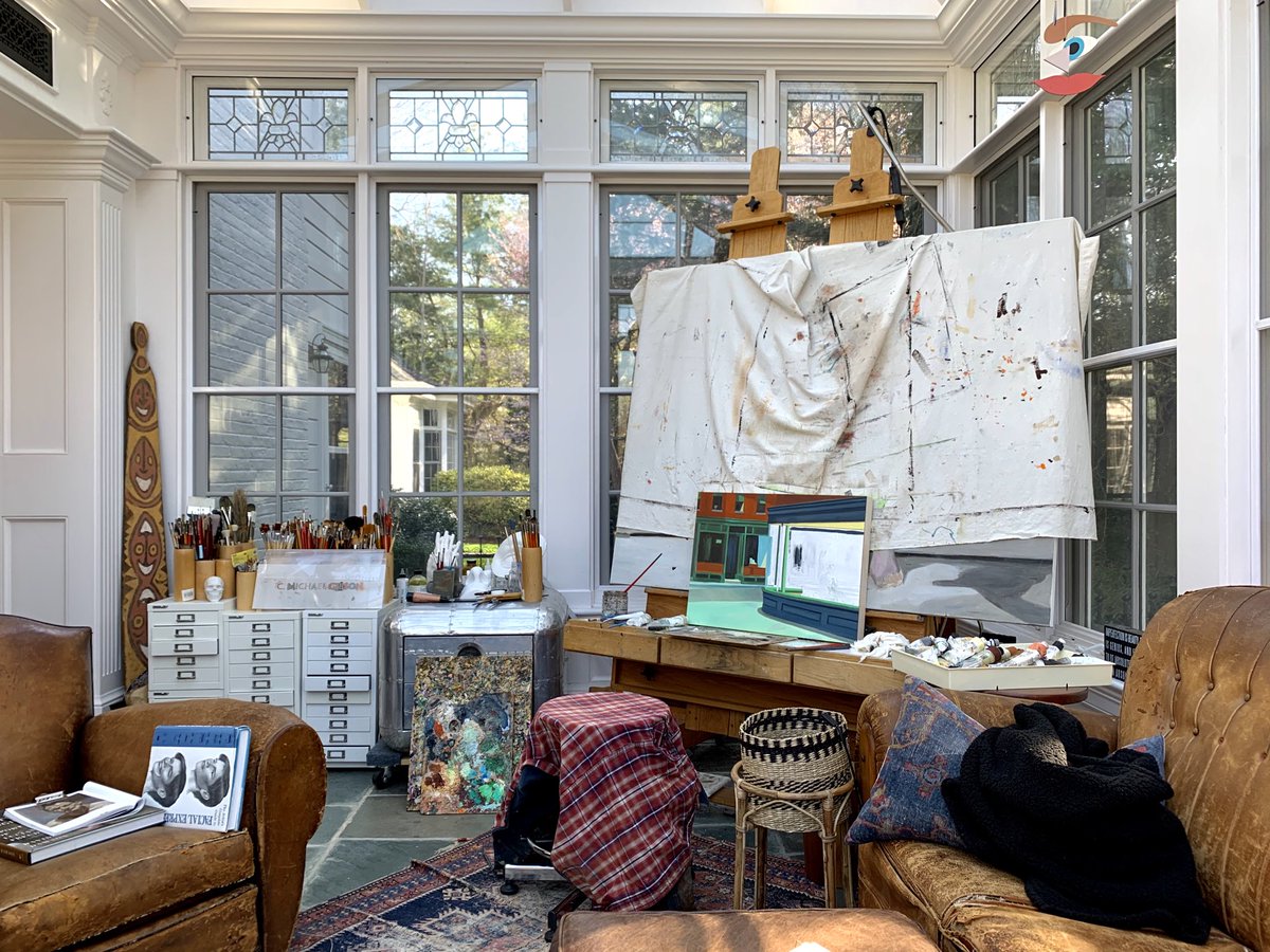 CMichaelGibson's tweet photo. A view from my @twitterjail cell ...
I will go back to painting until someone can #freeCMG ... https://t.co/cXC3FTCFhu