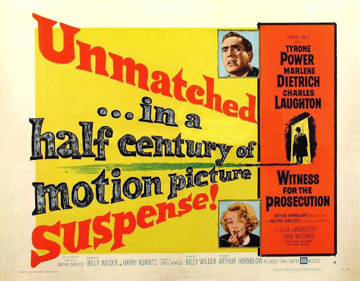Firstly, there was the Billy Wilder film of her play Witness for the Prosecution in 1957, the first adaptation that Christie really liked (and she was right to, it’s brilliant).