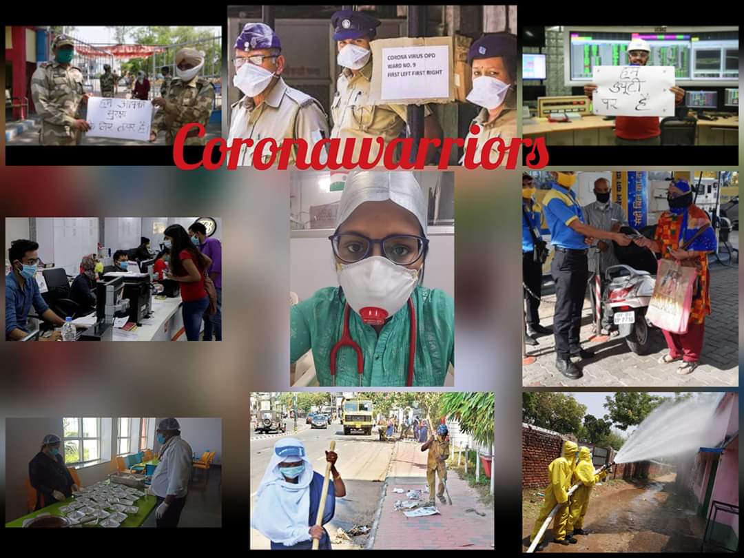 AshishMishraIN's tweet photo. Not all soldiers carry weapons,some carry cylinder ,stethoscopes and brooms too.
Not all heroes have cool goggles on their face,some have coal,dust and mask too.
#Doctors #Police #Sanitizationworkers #PowerEngineers #Bankers #HelpingHands
#SayDilseThankutoCoronaWarriors @HPCL https://t.co/eCkBwqyr48