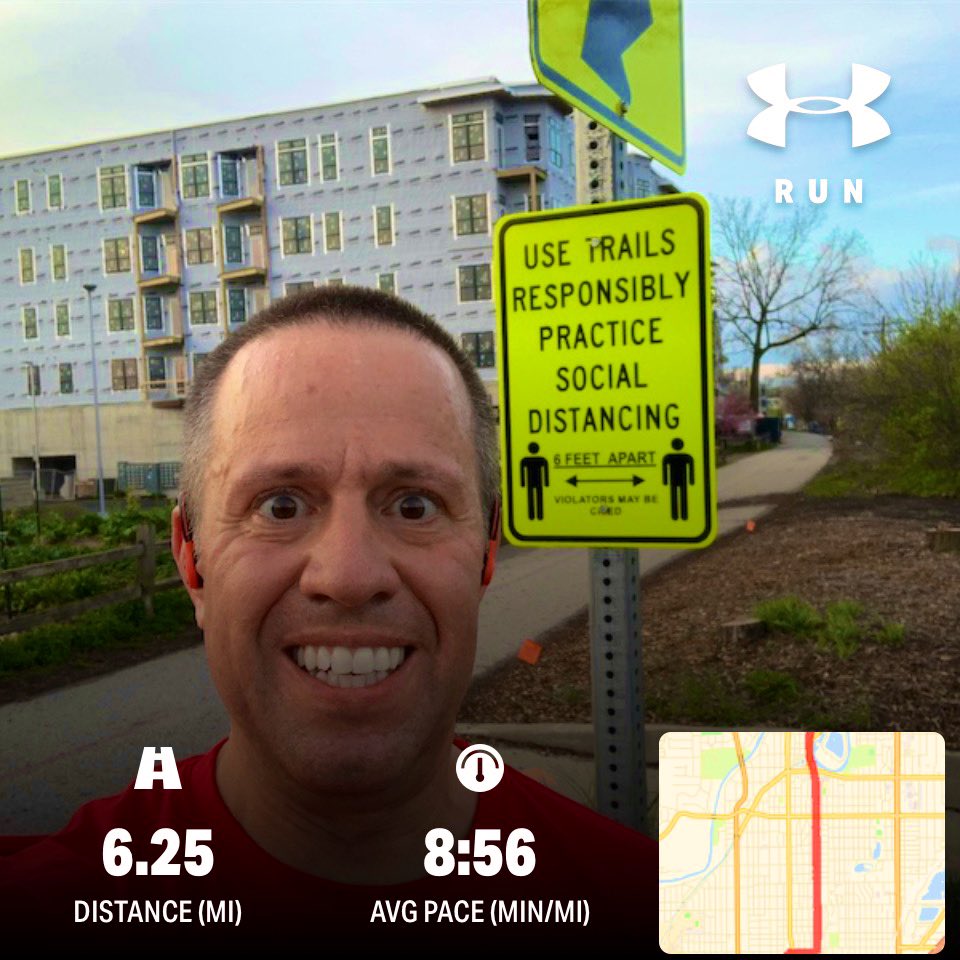 StevieAndLane's tweet photo. Nice post-overnight-shift-in-the-#EmergencyDepartment #run #running #MononTrailRun #RunTheMonon #RunIndy this morning. Nice way to start #Easter #Easter2020 #EasterMorning #SocialDistancing #SocialIsolation #HristosVoskres #VoistinuVoskres Христос воскрес! Воистину воскрес! https://t.co/E1pBRpaGSS