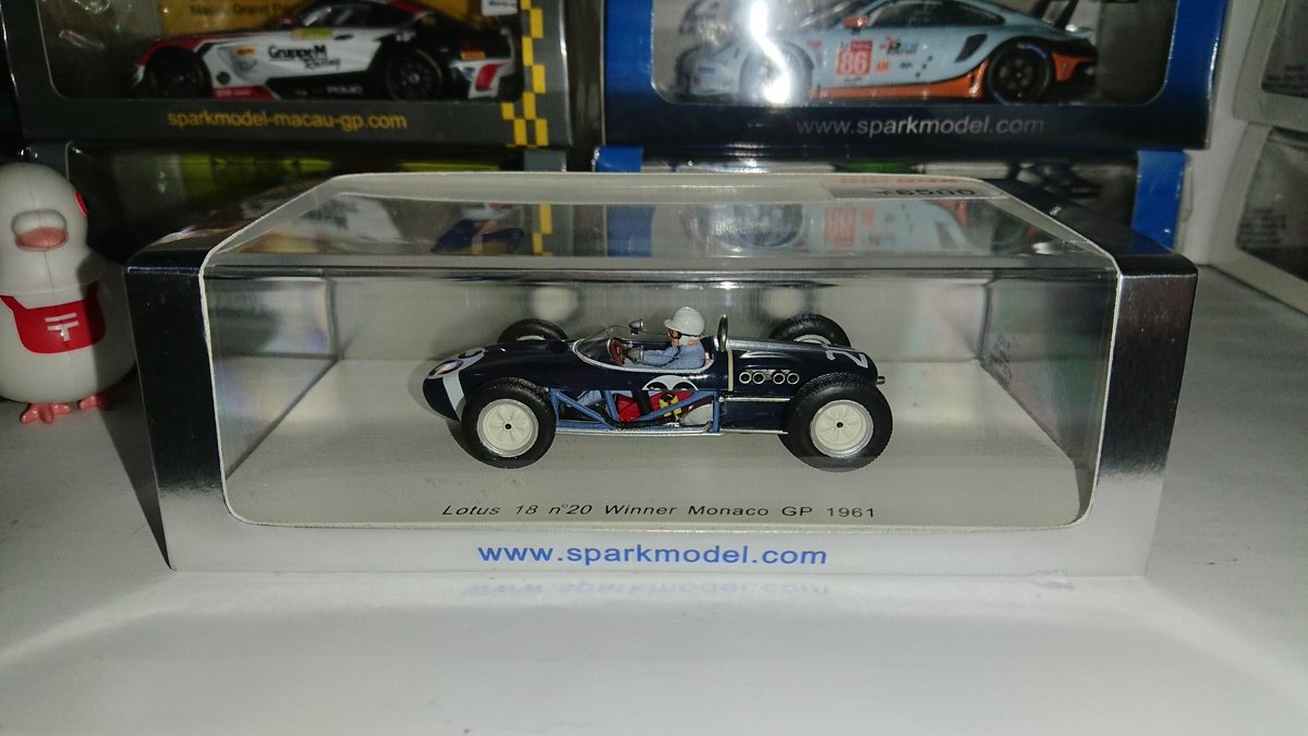 ねこ スパーク 1 43 ロータス18 コヴェントリー クライマックス ロブ ウォーカー レーシングチーム 1961 F1モナコgp 優勝 スターリング モス
