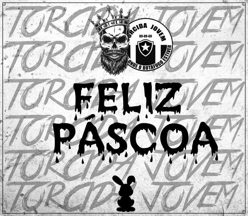 A Torcida Jovem deseja a todos os caveiras e alvinegros uma feliz Páscoa!