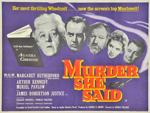 Most of this didn’t happen. There was a TV pilot with Martin Gabel as Poirot, which wasn’t picked up as a series, but more successful was Margaret Rutherford as Miss Marple on cinema screens.