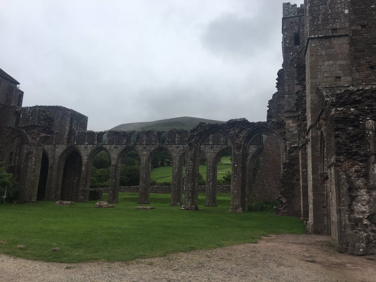 To continue the lazy lockdown Sunday historical welsh threads, let’s see how many of the monasteries and abbeys from Wales and the Marches we can find. My favourite is close to home for me. The original shangrila allegedly. Llanthony! The setting makes it