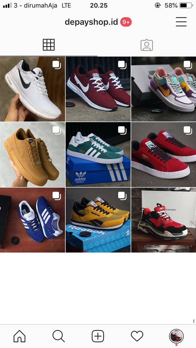 DeniAfdilla's tweet photo. Hallo semua, yg pengen punya sneakers keren dengan harga terjangkau gw ada nih. Hehe walaupun bukan yg authentic tapi ini Premium Quality. Yuk cek di ig @depayshop.id https://t.co/fIbVMvg9Ag