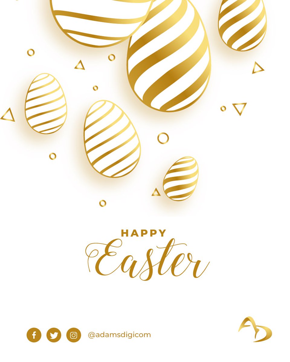 AdamsDigicom's tweet photo. Celebrate this Easter with a heart filled with joy and peace. Have a wonderful Easter, and remember to stay safe during this Corona period. Protect yourself and your loved ones.

#Easter #Greetings #AdamsDigicom #Design https://t.co/CgEctXesxB