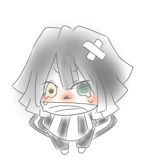 しおり🌫さんがTwitterに投稿した伊黒小芭内(鬼滅の刃)のイラスト。