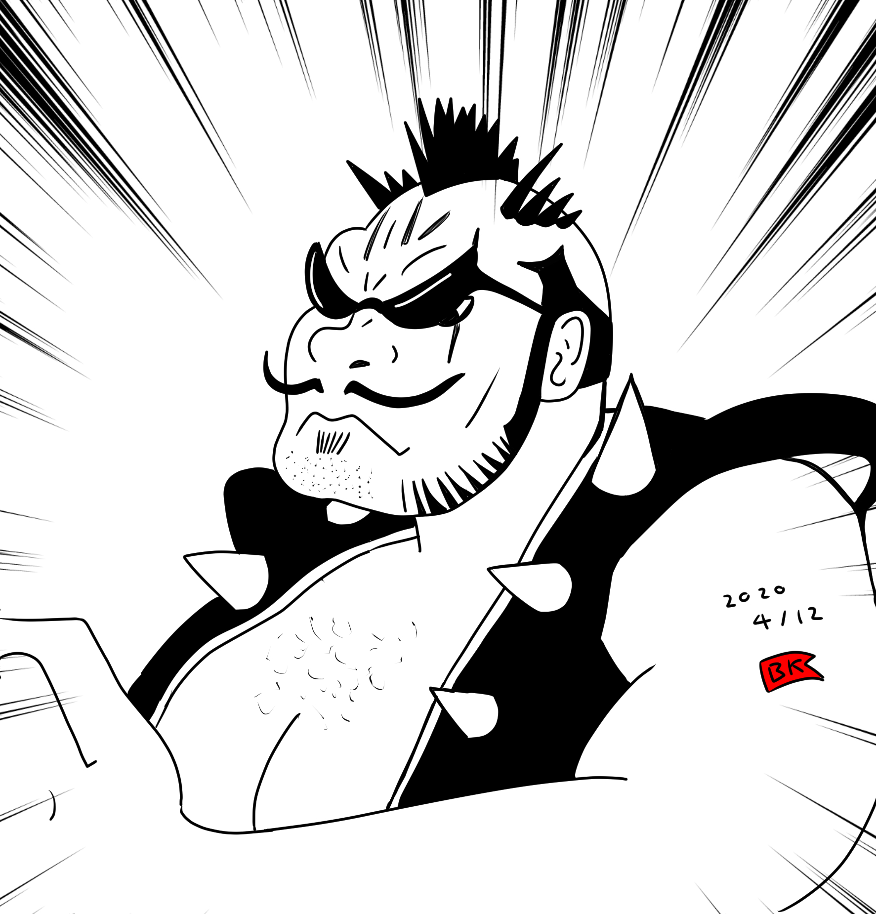 Bar Kenmei Na Twitteru 今日から しばらくの間 女の子のイラスト封印して いかつい男性のイラスト描いていこうと思います 第一弾 高橋 拓真さんのオリジナル作品 マイケルとボブ のボブです 僕の中では最強に イカツイ男 でも意外な一面も