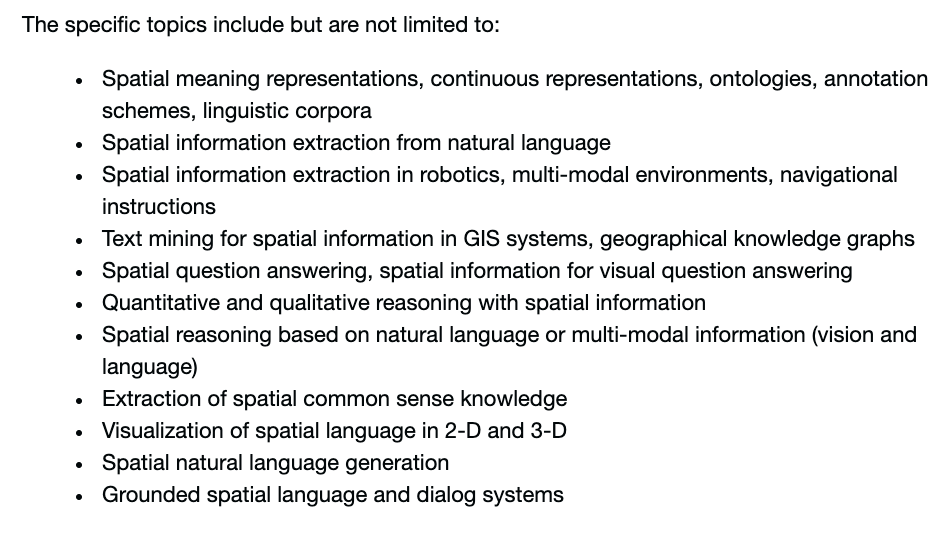 malihealikhani's tweet photo. We will be holding the third workshop on spatial language understanding (SPLU-2020) online.
Please consider submitting and check out the website for more updates!
https://t.co/n5QtZUVf0a
@Kordjamshidi @jasonbaldridge @mohitban47 @archnabhatia https://t.co/bpzqg6Bo0S